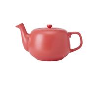 La Cafetière - Tetera clásica en color rojo, tetera tradicional con mango cómodo y boquilla antigoteo con capacidad para 4 tazas, apta para bolsas de té, fácil de limpiar, 1,2 l