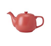 La Cafetière - Tetera clásica en color rojo, tetera tradicional con mango cómodo y boquilla antigoteo con capacidad para 2 tazas, apta para bolsas de té, fácil de limpiar, 600 ml
