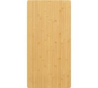 La encimera de la mesa Living Store, de 50x100x1,5 cm, fabricada en bambú