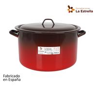 La Estrella Olla Recta con Tapa 32cm - 14.8L Fuego