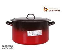 La Estrella Olla Recta con Tapa Fuego 28cm 9.7L