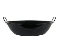 La Estrella - Paellera Honda Jaspeada 60cm, Capacidad 30L, Acero Vitrificado