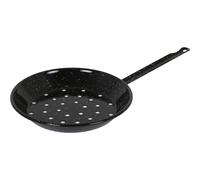 LA ESTRELLA - SARTÉN CASTAÑERA JASPEADA 26cm ACERO VITRIFICADO - Sartén Castañera de Alta Calidad y Durabilidad - Sartén Castañera Antiadherente para Cocina Eficiente - Sartén Castañera con Mango
