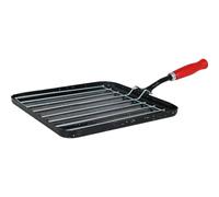 La Estrella - Sartén Jaspeada Asador Cuadrado 23cm, Acero Vitrificado - Antiadherente y Duradera - Mango Ergonómico - Versátil