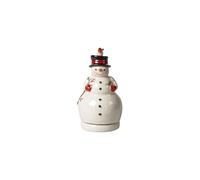 Villeroy & Boch Caja de música Nostalgic Melody muñeco de nieve blanco