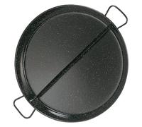 La Ideal 81238 Paellera esmaltada Multigusto, 38 cm, Acero, Negro
