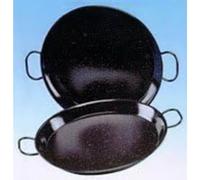 Garcima Paellera La Ideal – Acero esmaltado 24 cm – Negra