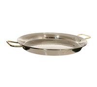 La Ideal - Paellera de Acero Inoxidable, Color Plateado, 46 cm
