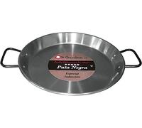 La Ideal Paellera de Acero Pulido Pata Negra, 42 cm