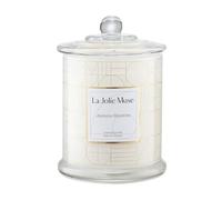 LA JOLIE MUSE Vela Perfumada de Jazmín, Vela de Regalo para el Día de la Madre, Cera de Soja Natural, Fragancia Casera Fina de 65 Horas de Duración, Frasco de Cristal para Velas