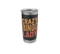 La loca dama del bingo Vaso térmico de acero inoxidable de doble pared