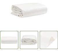 La lona protectora blanca de The Living Store, de 4x8 metros y 650 g/m²