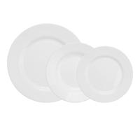 La Mediterránea - Vajilla 12 Piezas Redondas Colección Opal Temara - Diversidad de Platos, Duradera, Elegante - Resistente a Rayones - Versátil para Cualquier Ocasión - Calidad Premium