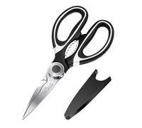 LA MOUSTACHE Tijeras de cocina Acero Inoxidable con Funda Protectora