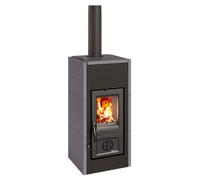 La Nordica Asia 5.0 VLCN Estufa De Leña 7kW 201M³ Piedra Natural CE 3007611