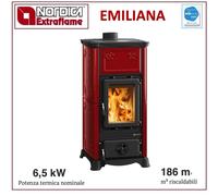 La Nordica Emiliana. 165 Estufa De Leña Maiólica Burdeos 6,5kW 3009220 CE