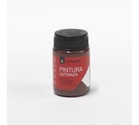 La Pajarita 169122 Pintura para Decoración y DIY, Satinada, 1, Marrón (Castaño) 35 ml