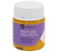 LA PAJARITA C/6 BOTE PINTURA CRISTAL AL AGUA LA PAJARITA AMARILLO