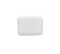La Porcellana Bianca - Bandeja Rectangular de Regalo - Decoración Casa, Cocina - Línea Bosco - Idea Regalo - Porcelana - 15 x 20 x 2 cm