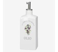 La Porcellana Bianca - Botella de Aceite, Nylon/A - Conserva, Complementos de Mesa - Dosificador de Aceite - Porcelana - 250 CC; 6x6xh15 cm