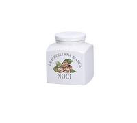 La Porcellana Bianca - Deco Jar Nuts en caja de regalo - Tiendas, tarros y recipientes - Tarros de cocina - Porcelana - 500 CC; 9,5 x 9,5 x 11,5 cm