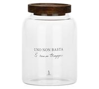 La Porcellana Bianca – Tarro contenedor de café – Vidrio borosilicato, 1,2 l – Colección I Garbati