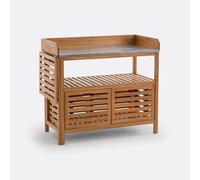 LA REDOUTE INTERIEURS Mesa De Jardinería De Acacia, Wassif. Talla talla única. Color Acacia