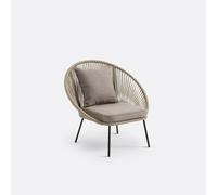 LA REDOUTE INTERIEURS Sillón De Jardín Jiraya. Talla talla única. Color beige