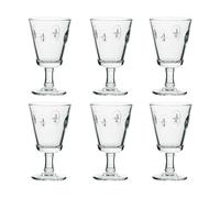 La Rochère 6 Copas de vino Fleur de Lys 24 cl Transparente