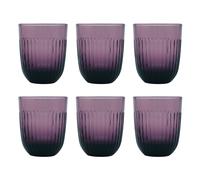 La Rochère 6 Vasos de agua Ouessant 29 ubergine
