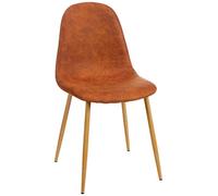 La Silla Española Alberca Silla, Telas, 45cm (Ancho) x 53 cm (Fondo) x 87,5cm (Alto), Color Marrón Avellana