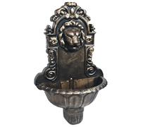 La tienda "Living Store" presenta: Fuente decorativa "Wandbrunnen" con diseño de cabeza de león, fabricada en bronce