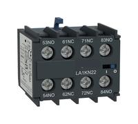 LA1KN LA1KN22 LA1-KN22 Bloque de contacto auxiliar, Tesys K, 2NO + 2NC, Montaje delantero, Terminales de abrazadera de tornillo
