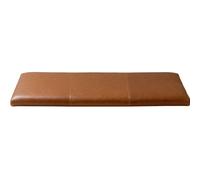 Maze Cojín de asiento Gentle para banco Cuero Elmo vintage cognac. 74.5×2.5×28.5 cm