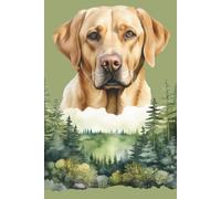 Labradors in the Mountains: College-Ruled Notebook with a Scenic Mountain Dog Cover #2: 6 x 9 Inch Lined Journal for Labrador Lovers, Hikers, Campers and Outdoor Enthusiasts