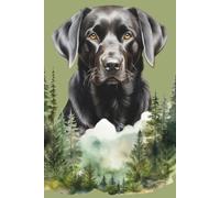 Labradors in the Mountains: College-Ruled Notebook with a Scenic Mountain Dog Cover #3: 6 x 9 Inch Lined Journal for Labrador Lovers, Hikers, Campers and Outdoor Enthusiasts