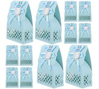 LABRIMP 12 Cajas de Papel para Regalos Forma de Biberón, Prácticas para Candy Packing y Decoración en Baby Shower y Celebraciones