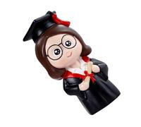 LABRIMP Adorno para Tarta de Graduación Pequeña, Muñeca Doctor de Diseño Creativo, Decoración para Pasteles y Postres, Suministros para Fiesta de Graduación, Adorno Ligero y Compacto