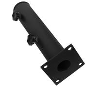 LABRIMP Base para Sombrilla Soporte de Base de Paraguas de Hierro Negro, para Poste de Sombrilla y Poste de Comedero de Aves, Piscina y Patio, Ajuste Firme y Fácil Instalación