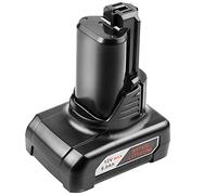 LabTEC Batería de 12 V 6,0 Ah para sistema Bosch Professional 12 V, compatibilidad para herramientas de 10,8 V y 12 V, D-70745 BAT411 BAT411A BAT412 BAT412A BAT414 BAT420 1600A00X7H 1600Z0002Y