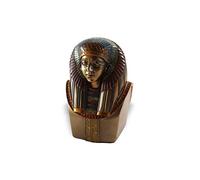 lachineuse - Busto Rey Escorpio 11,5 cm - Decoración egipcia - Estatuilla Decorativa egipcia - Figura de Estatua de Dios - Busto Egipcio faraón Bronce - Idea de Regalo Original decoración Interior
