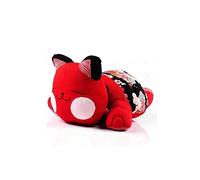 lachineuse Cojín Gato Japonés Maneki Neko, Rojo, 30x18x14 cm