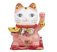 lachineuse - Gato de la Felicidad y la Felicidad - El japonés Maneki Neko - Rosa - Hucha - Objeto de decoración Japonesa - Idea de Regalo Japonesa asiática