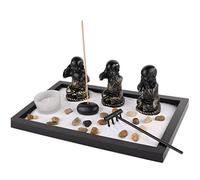 lachineuse Jardin Zen Japonés - Especial de los 3 Bonzes de Sagesse - Decoración asiática