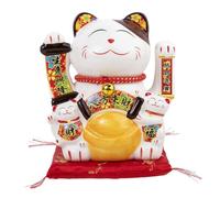 lachineuse Maneki Neko - Estatuilla de Gato (17 x 17 x 12 cm)