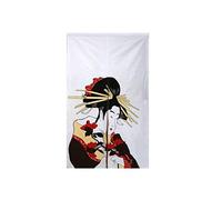 lachineuse NOREN - Cortina Japonesa con diseño de ideogramas de 4 Estaciones