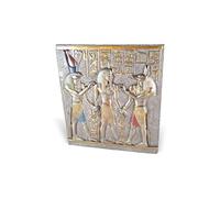 lachineuse - Ramses I - Bajorrelieve Egipcio - 28 x 25 cm - Marco Egipcio con faraones y jeroglíficos - Decoración egipcia - Figura de Objeto Egipcio - Busto Egipcio - Idea de Regalo Decorativa