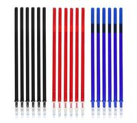 LACHT 18 Piezas Recambios Boligrafos Borrables,Recambios Borrables Canetas de Colores,para Bolígrafos Legami,bolis legami,Punta de 0,5 mm, Altura 13 cm,Tinta Térmica(3 colores