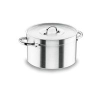 LACOR 20021 - Cacerola Alta con Tapa Chef Aluminio 20 cms - Uso Profesional