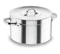 LACOR 20025 - Cacerola Alta con Tapa Chef Aluminio 24 cms - Uso Profesional